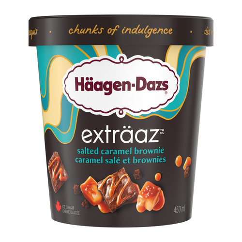 Häagen-Dazs Extraaz Ice Cream Salted Carmel Brown