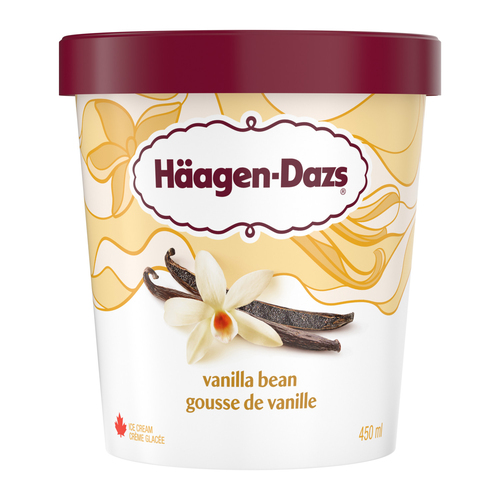 Haagen-Dazs Ice Cream Vanilla Bean 450 ml