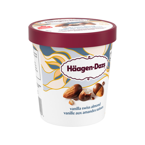 Buy Haagen-Dazs Ice Cream Vanilla Swiss Almond 450 ml | Thrifty Foods