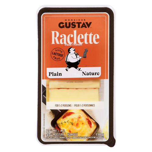 Monsieur Gustav Raclette Cheese Plain