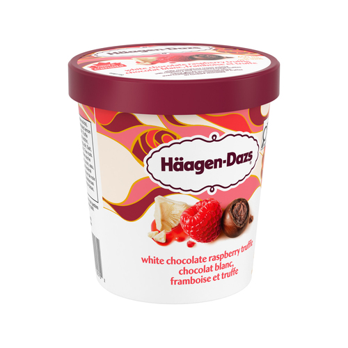 Buy Haagen-Dazs Ice Cream White Chocolate Raspberry Truffle 450 ml