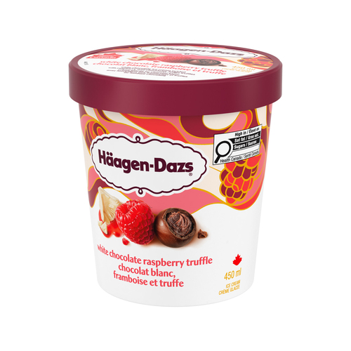 Buy Haagen-Dazs Ice Cream White Chocolate Raspberry Truffle 450 ml