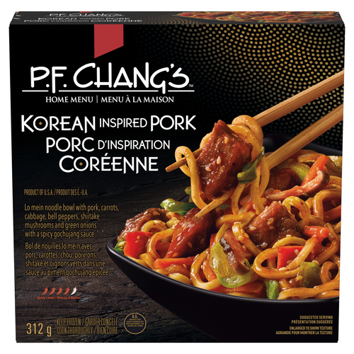 P.F. Chang's Home Menu Korean Inspired Pork