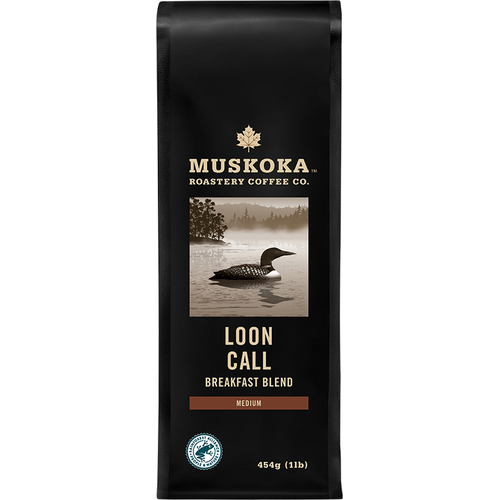 Muskoka Roastery Coffee Co Handcrafted Ground Coffee Loon Call Breakfast Blend