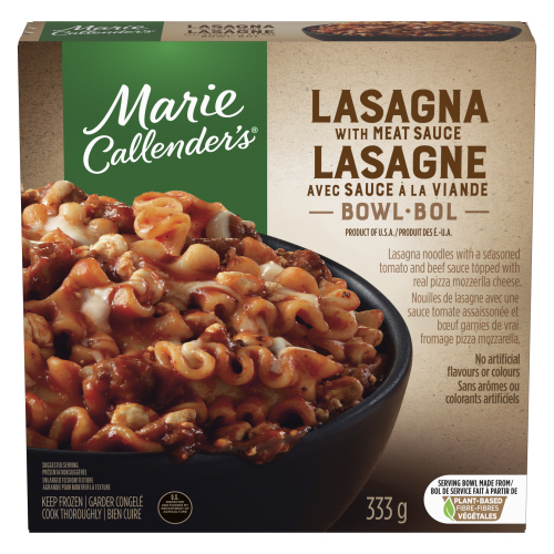 Marie Callender’s Lasagna with Meat Sauce Bowl