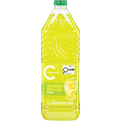 Compliments Drink Lemonade With Lime