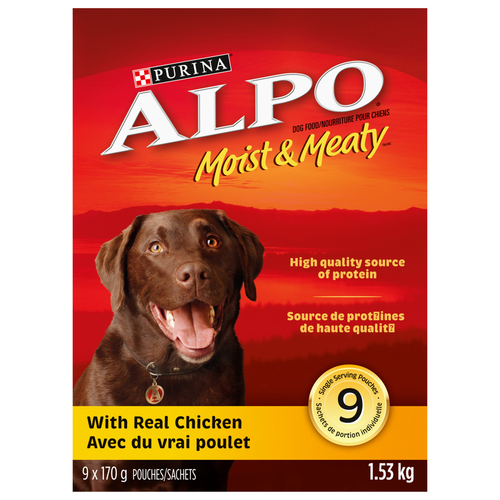 Alpo Wet Dog Food Moist & Meaty With Real Chicken