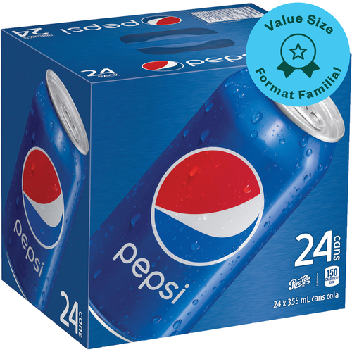 Buy Pepsi Soft Drink 24 x 355 ml (cans) | Safeway Canada