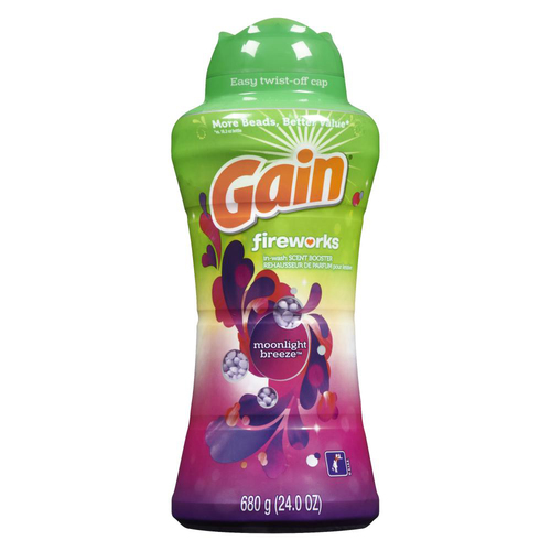 Gain Fireworks In-Wash Scent Booster Beads, Moonlight Breeze