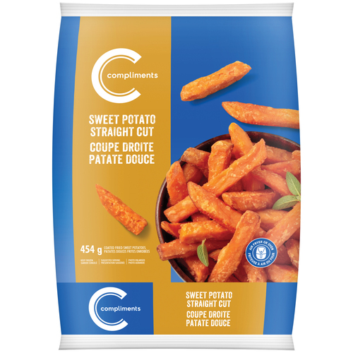 Compliments Frozen Fried Sweet Potato Straight Cut