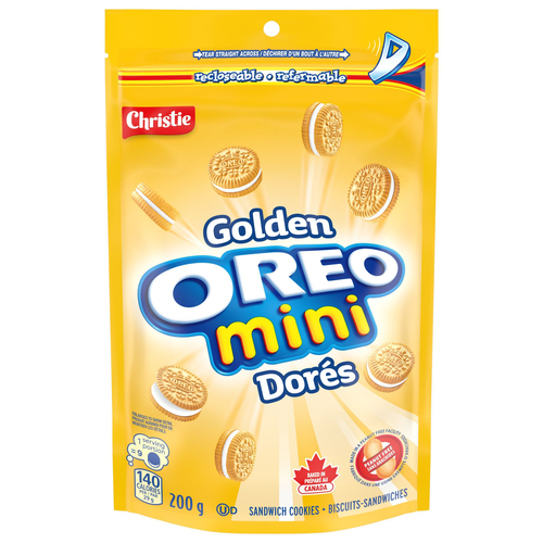 Buy Oreo Mini Sandwich Cookies Golden 200 g | Sobeys Inc.