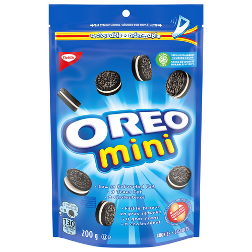 Buy Oreo Mini Original Sandwich Cookies Chocolate 200 g | Foodland