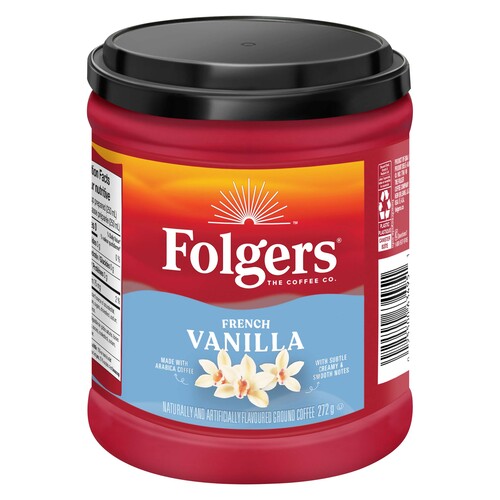 Folgers Ground Coffee French Vanilla