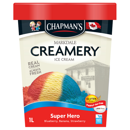Chapman's Peanut-Free Ice Cream Super Hero