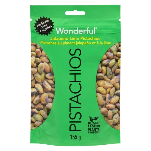 Buy Wonderful Pistachio No Shell Jalapeño Lime 155 g | FreshCo