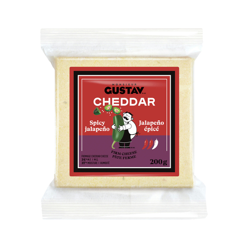 Monsieur Gustav Cheddar Cheese Spicy Jalapeno