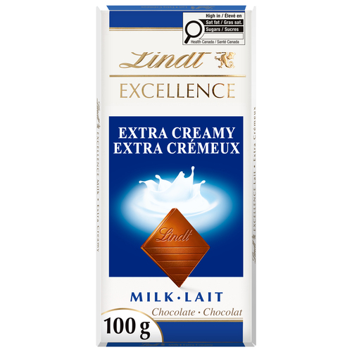 Lindt EXCELLENCE Extra Creamy Milk Chocolate Bar