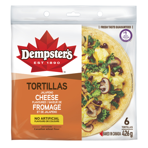 Dempster's Jalapeno Cheese Tortillas