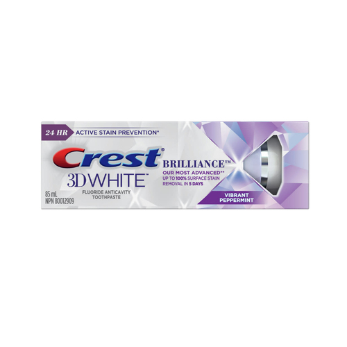 Buy Crest 3D White Brilliance Toothpaste Vibrant Peppermint 85 ml | FreshCo