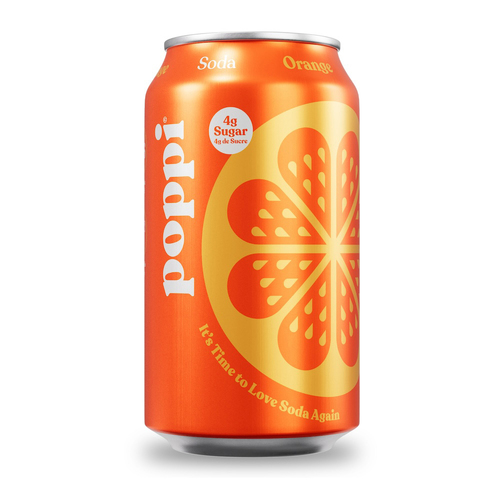 Poppi Soda Orange Can 1 x 355 ml