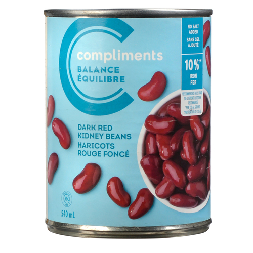 Compliments Balance Canned Kidney Beans White No Salt Added