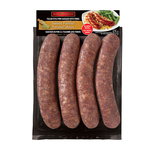 Marcangelo Frozen Italian Style Pork Sausages With Sweet Fennel