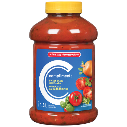 Compliments Sweet Basil Marinara Pasta Sauce