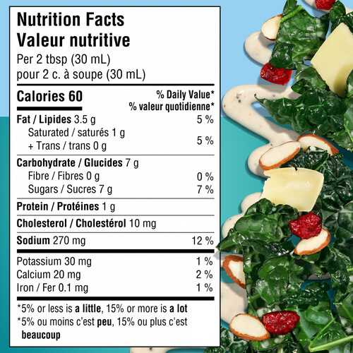 how many calories is caesar dressing Litehouse Dressing, Caesar Dressing & Dip