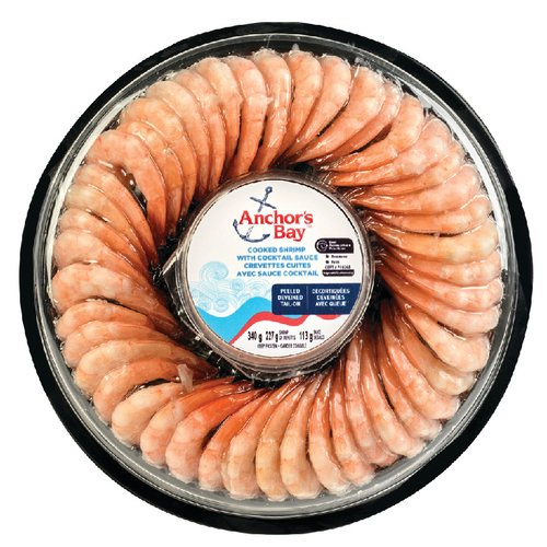 Anchors Bay Frozen Shrimp Seafood Ring With Sauce