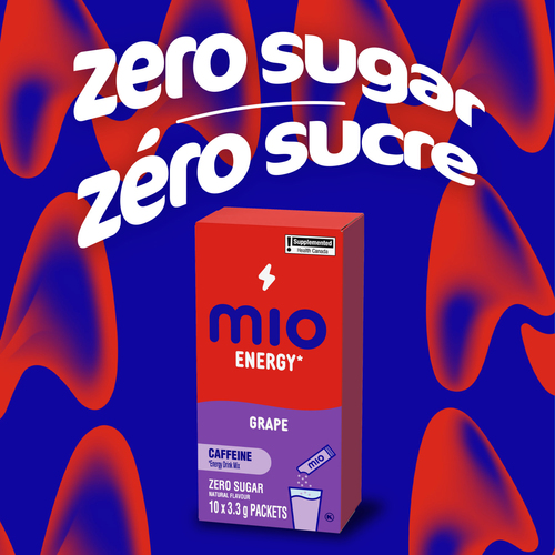 Buy Mio Zero Sugar Energy Drink Mix Grape 10 x 3.3 g | Thrifty Foods