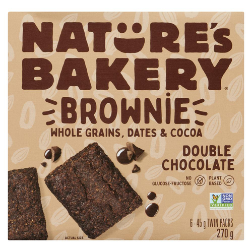 Nature's Bakery Double Chocolate Brownie Bars