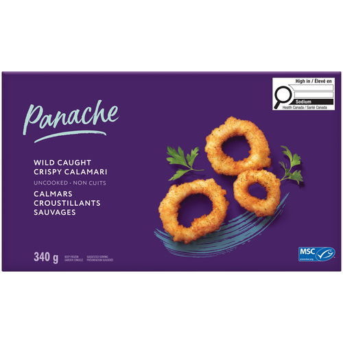 Panache Crispy Frozen Uncooked Calamari