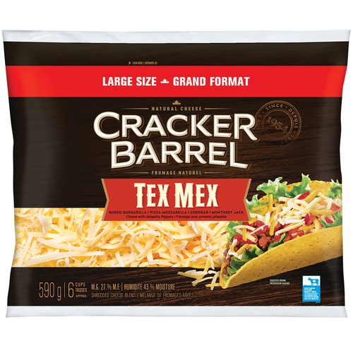 Cracker Barrel Shredded Cheese Double Cheddar
