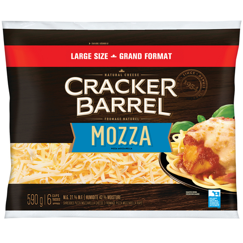 Cracker Barrel Shredded Cheese Double Cheddar