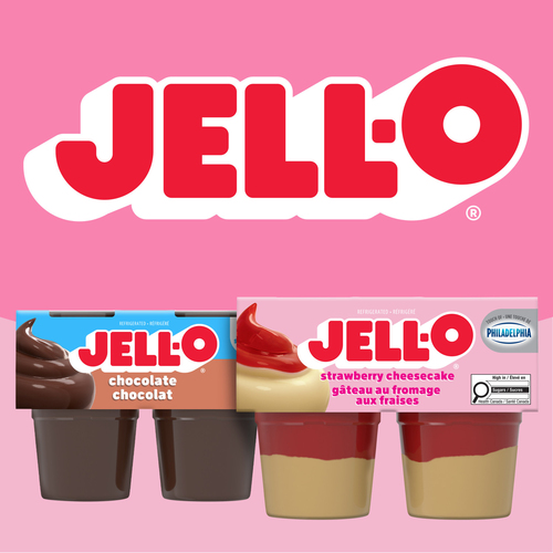 Buy Jell-O Cheesecake Snacks Strawberry 396 g | Foodland