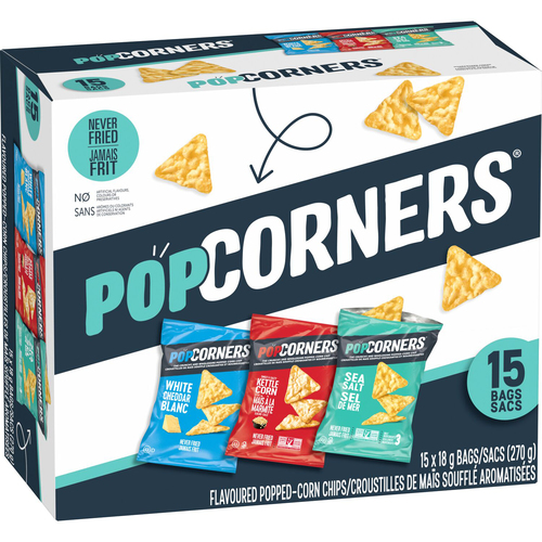 Buy PopCorners Popped-Corn Chips Variety Pack 270 g | Foodland