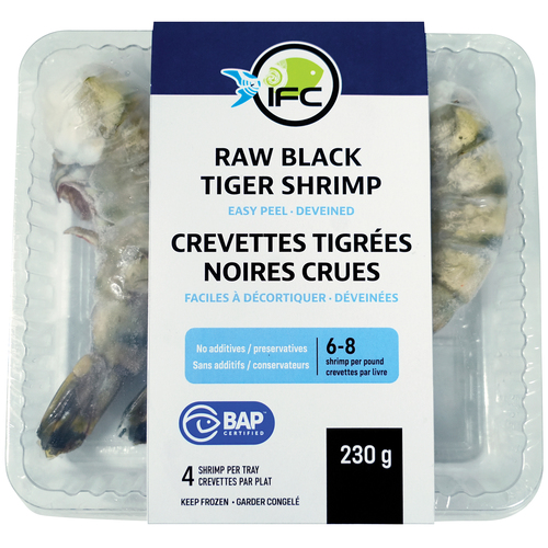 IFC Frozen Seafood Black Tiger Shrimp