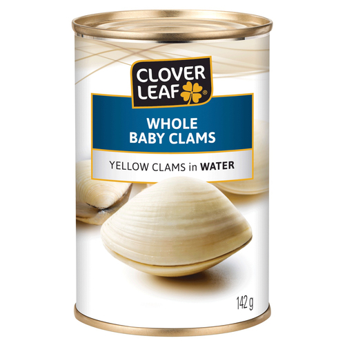 CLOVER LEAF Whole Baby Clams in Water