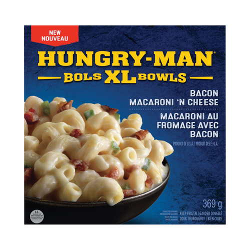 Hungry Man Mac Chs Bowl XL Frozen Dinner