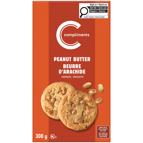 Compliments Cookies Peanut Butter