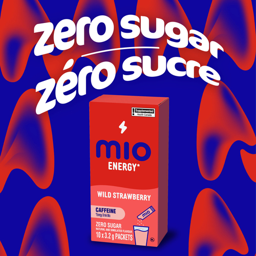 Buy Mio Zero Sugar Energy Drink Mix Wild Strawberry 10 × 3.2 g