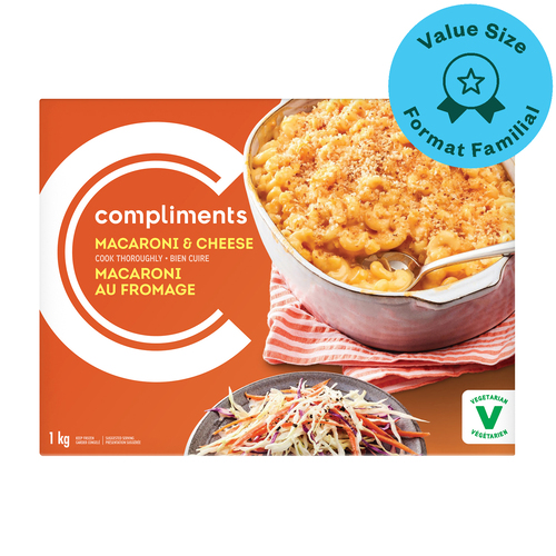 Compliments Frozen Macaroni And Cheese