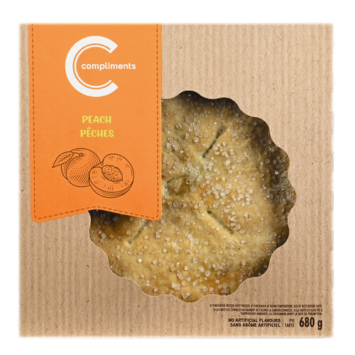 Compliments Pie Peach