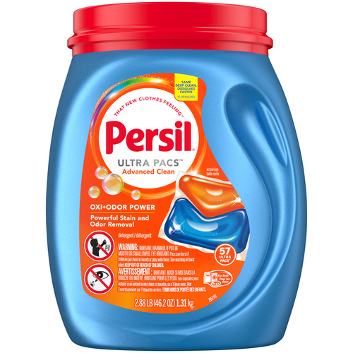 Persil Advance Clean Laundry Detergent Pacs Oxi + Odour Power