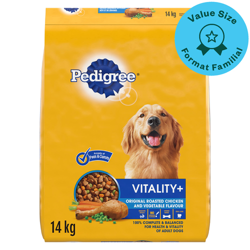 Pedigree Vitality+ Dog Food - Original Flavour