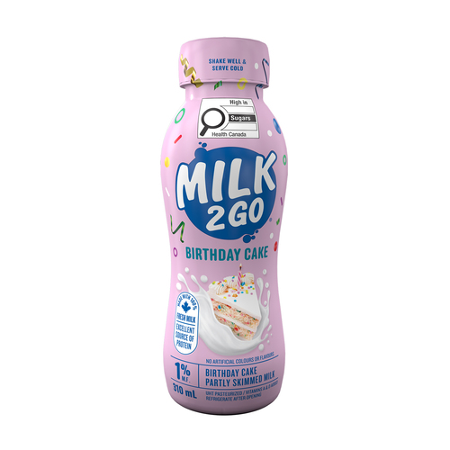 Milk2go 1% Milk Birthday Cake