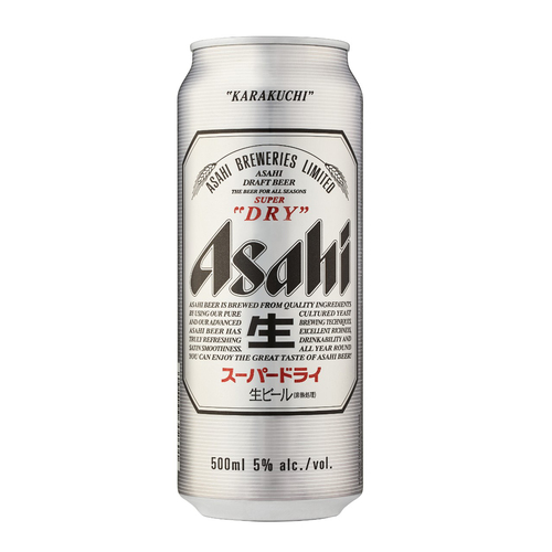 Buy Asahi Breweries Super Dry Beer 5% Alcohol 500 ml (can) | IGA