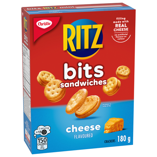 Buy Christie Ritz Bits Sandwiches Cheese Flavoured Snack Crackers