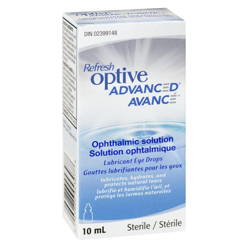 Buy Refresh Optive Eye Drops Advanced Lubricant 10 ml