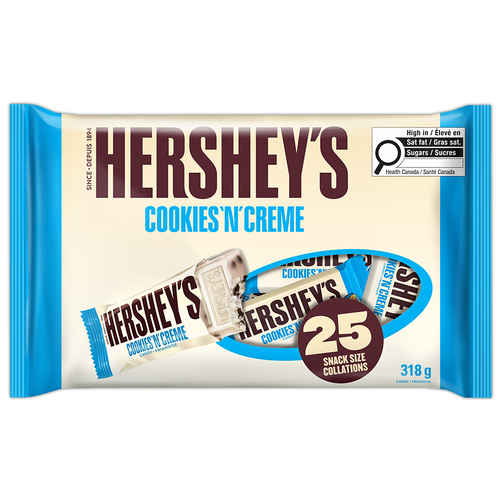 Buy Hershey's Chocolate Cookies 'N' Creme 25 Count 318 g | Foodland